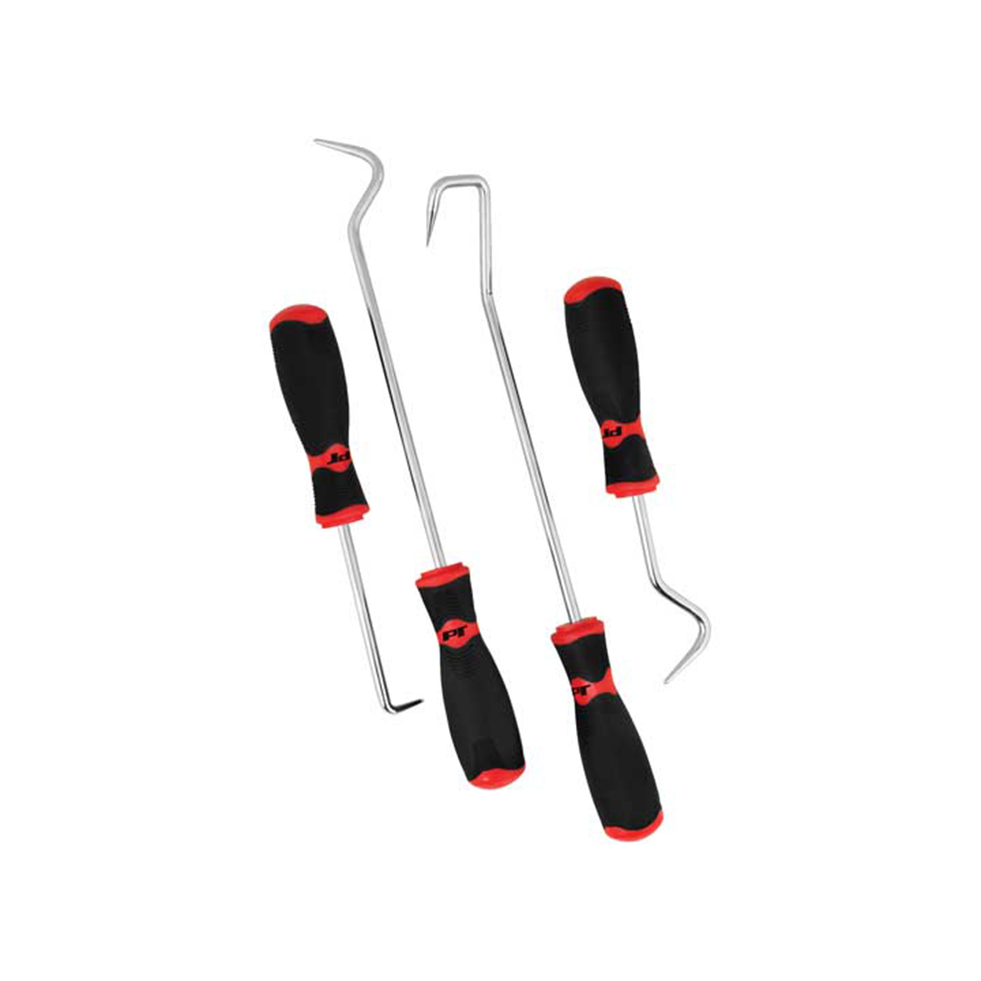 Performance Tool 4-Piece Hose Remover Set — Chrome Vanadium Steel, Standard & Offset Hooks, Long & Short Shafts, Model# PRTW943